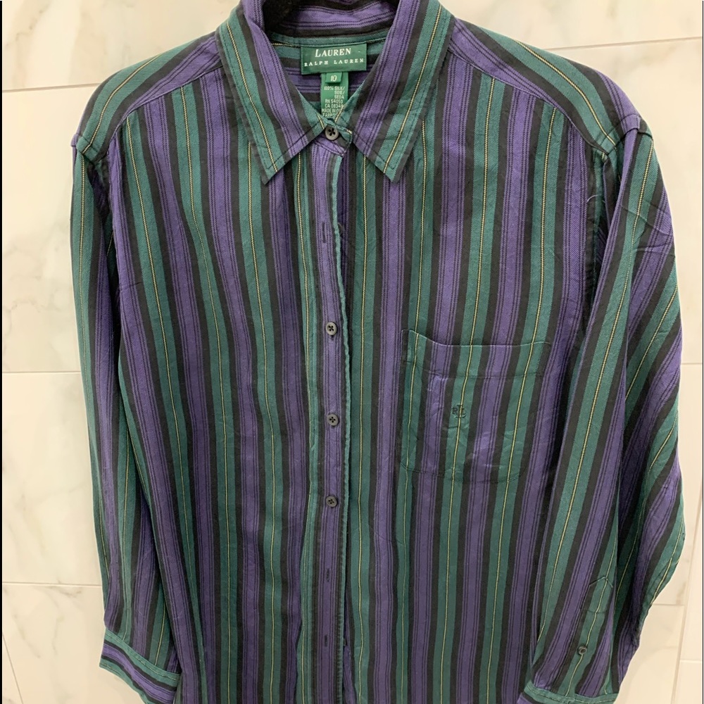 EC silk Oversized  button down